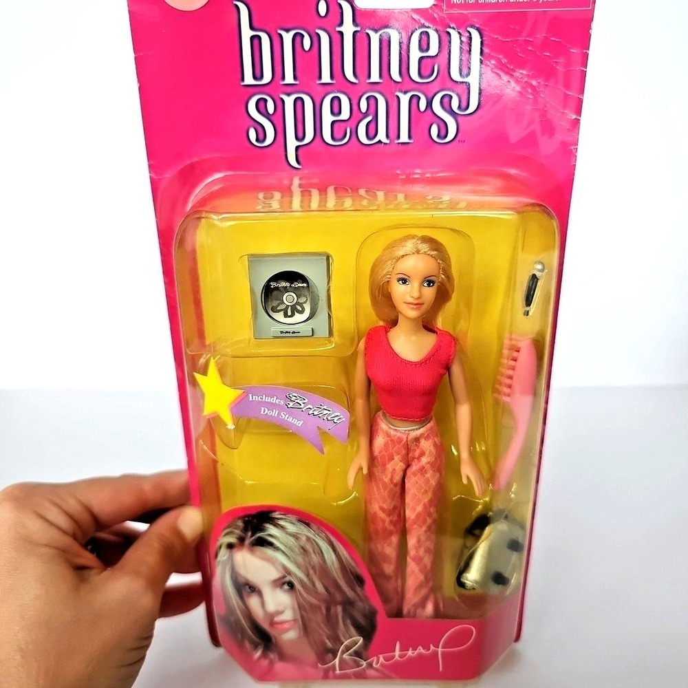 2001 Britney Spears Play Along Fashion Doll Pink Outfit Vintage Y2K‎ Collectible